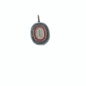Evil Eye Cubic Zirconia Pendant